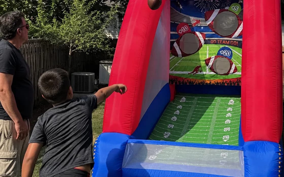 Inflatable Football Toss Game rental in Omaha, NE