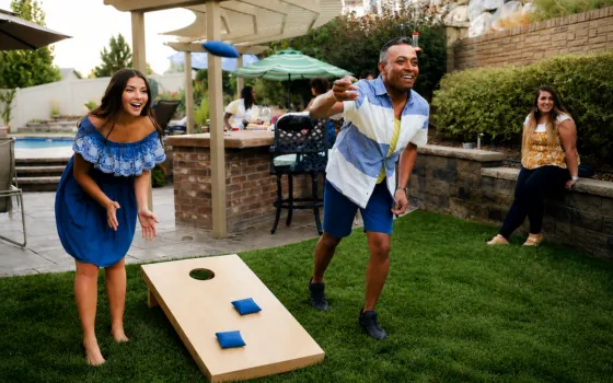 Cornhole rental in Omaha, NE